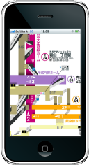 iPhoneアプリ えきペディアfor アジアユースパラゲームズ 青山一丁目駅らくらくマップ