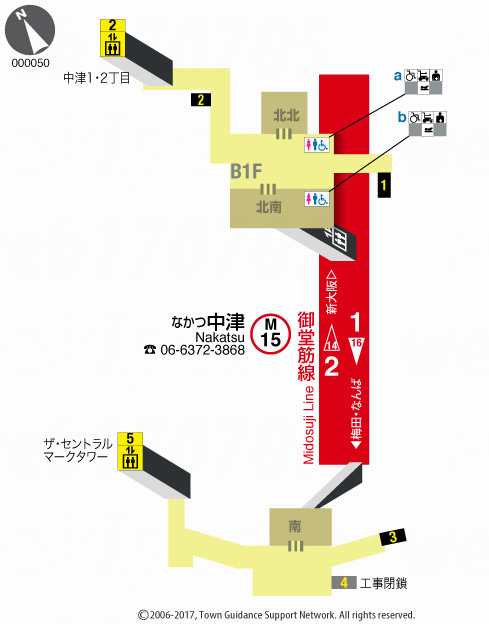 えきペディアMAP中津