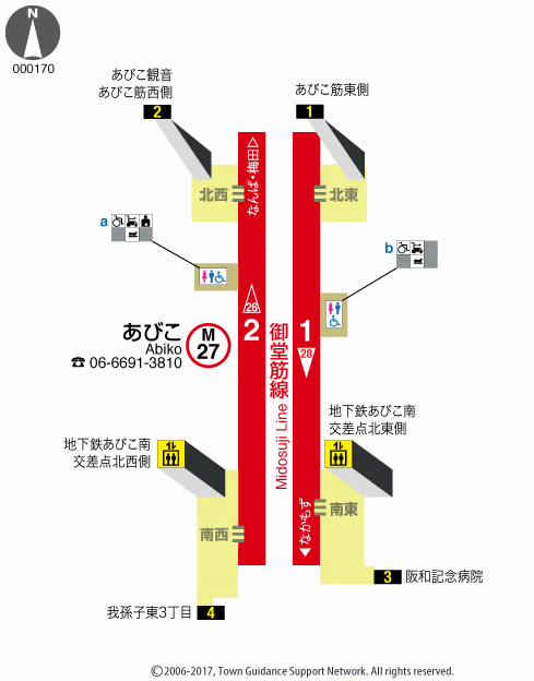 えきペディアMAPあびこ