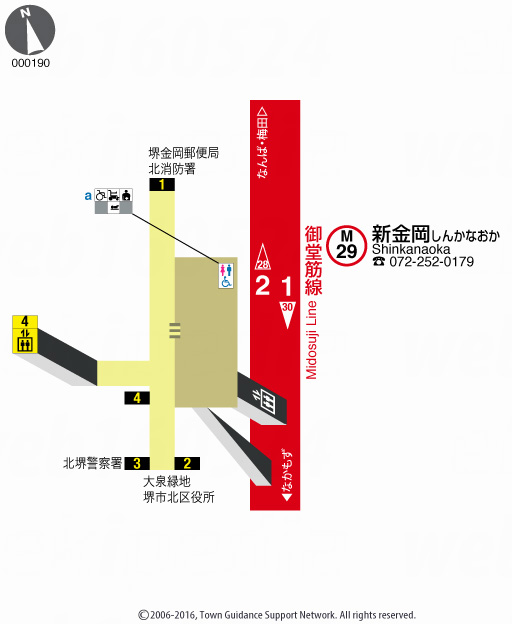 えきペディアMAP新金岡