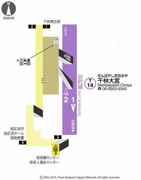 えきペディアMAP千林大宮