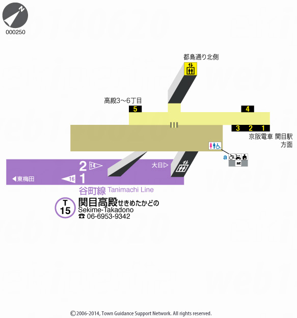 えきペディアMAP関目高殿