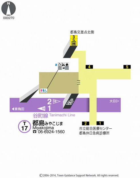 えきペディアMAP都島