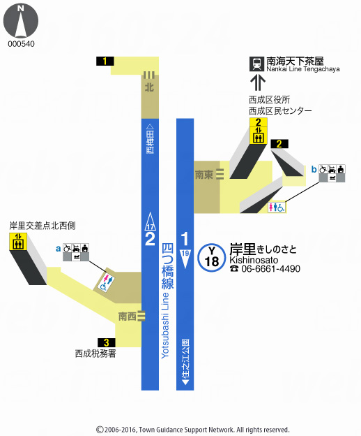 えきペディアMAP岸里