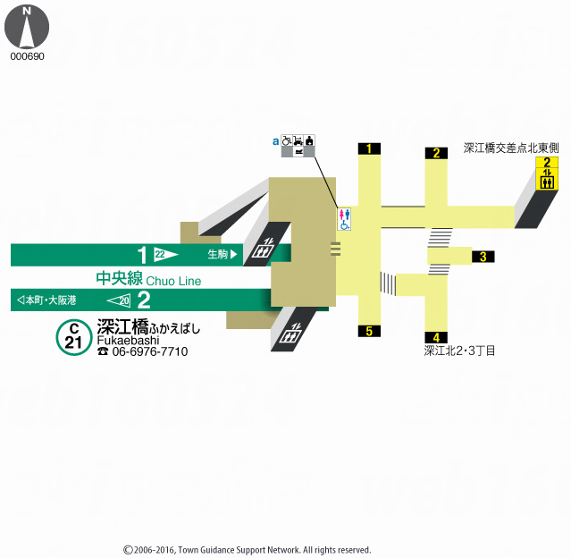 えきペディアMAP深江橋