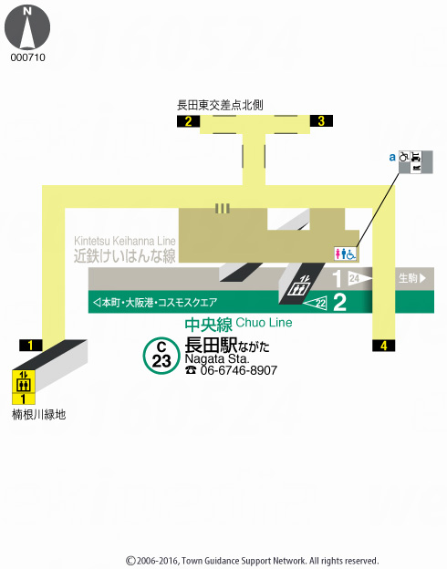 えきペディアMAP長田