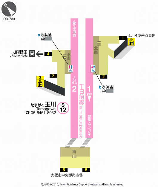 えきペディアMAP玉川