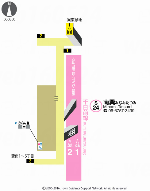 えきペディアMAP南巽