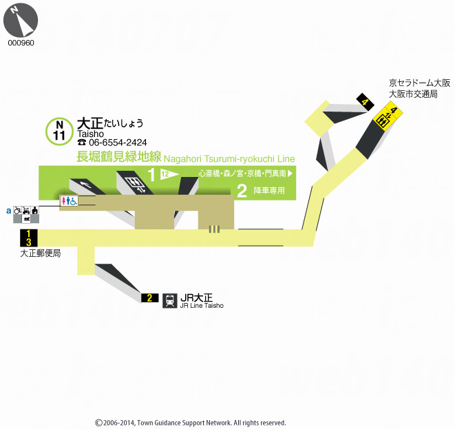 えきペディアMAP大正