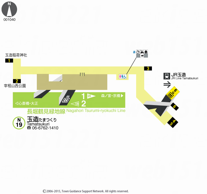 えきペディアMAP玉造