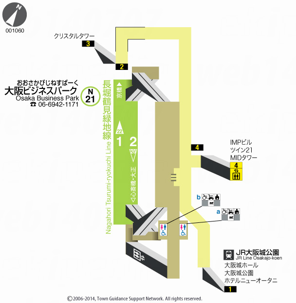 えきペディアMAP大阪ビジネスパーク