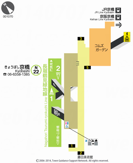 えきペディアMAP京橋