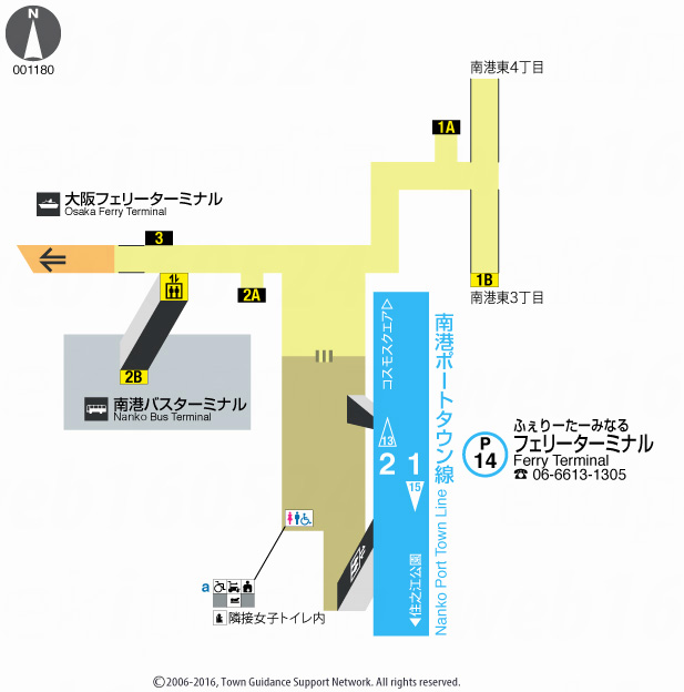 えきペディアMAPフェリーターミナル