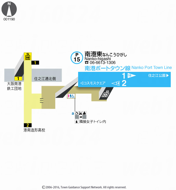 えきペディアMAP南港東