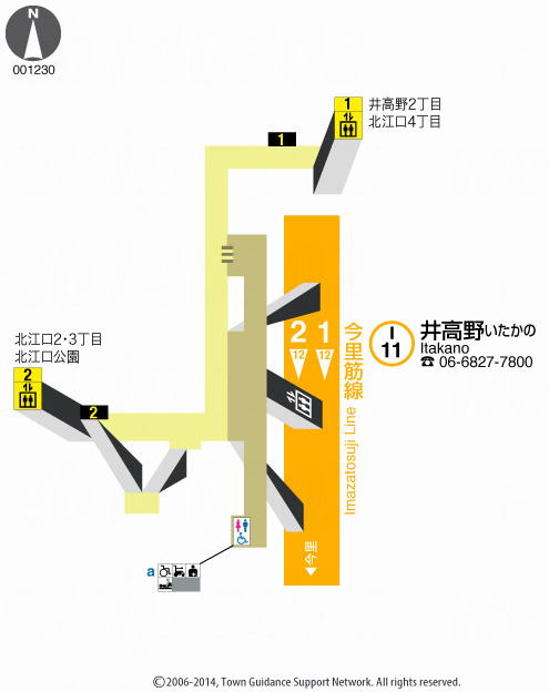 えきペディアMAP井高野