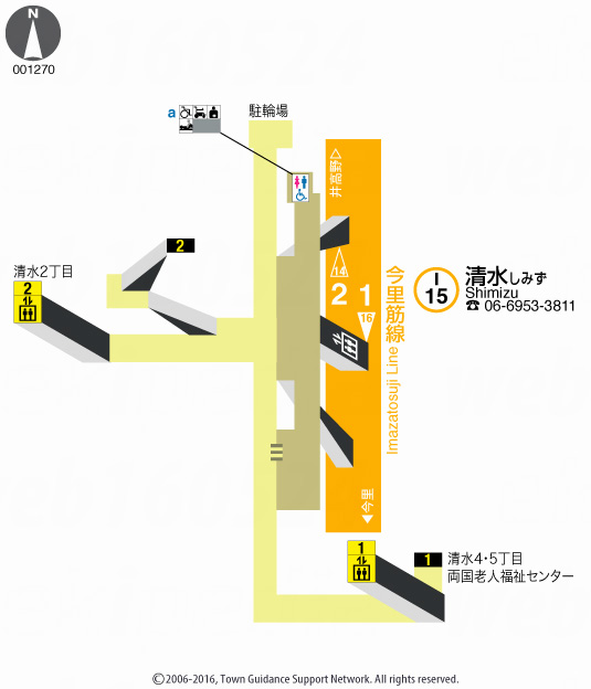 えきペディアMAP清水