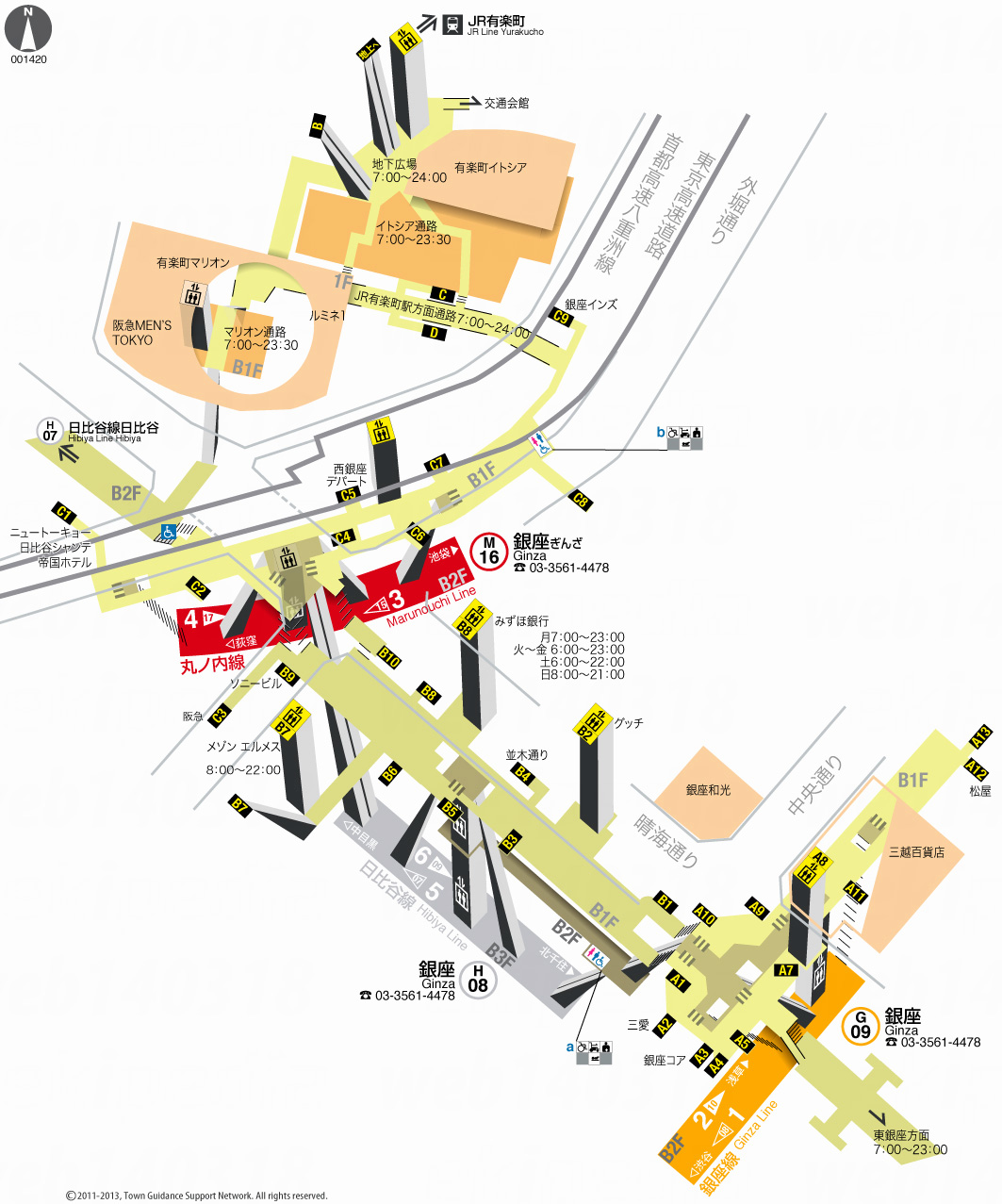 えきペディアMAP銀座