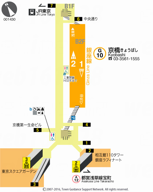 えきペディアMAP京橋