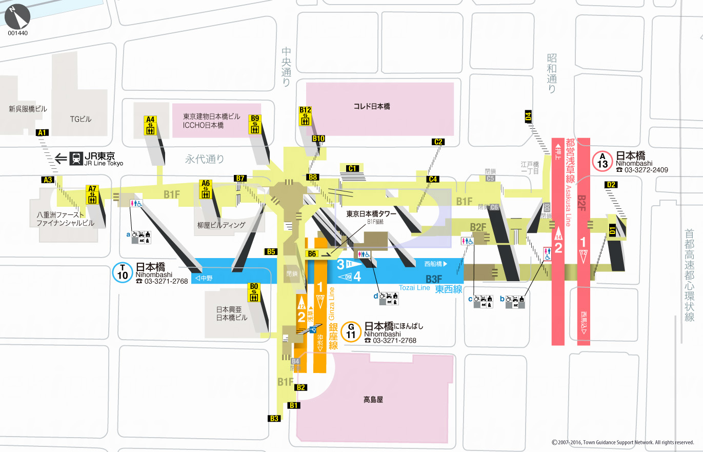 えきペディアMAP日本橋