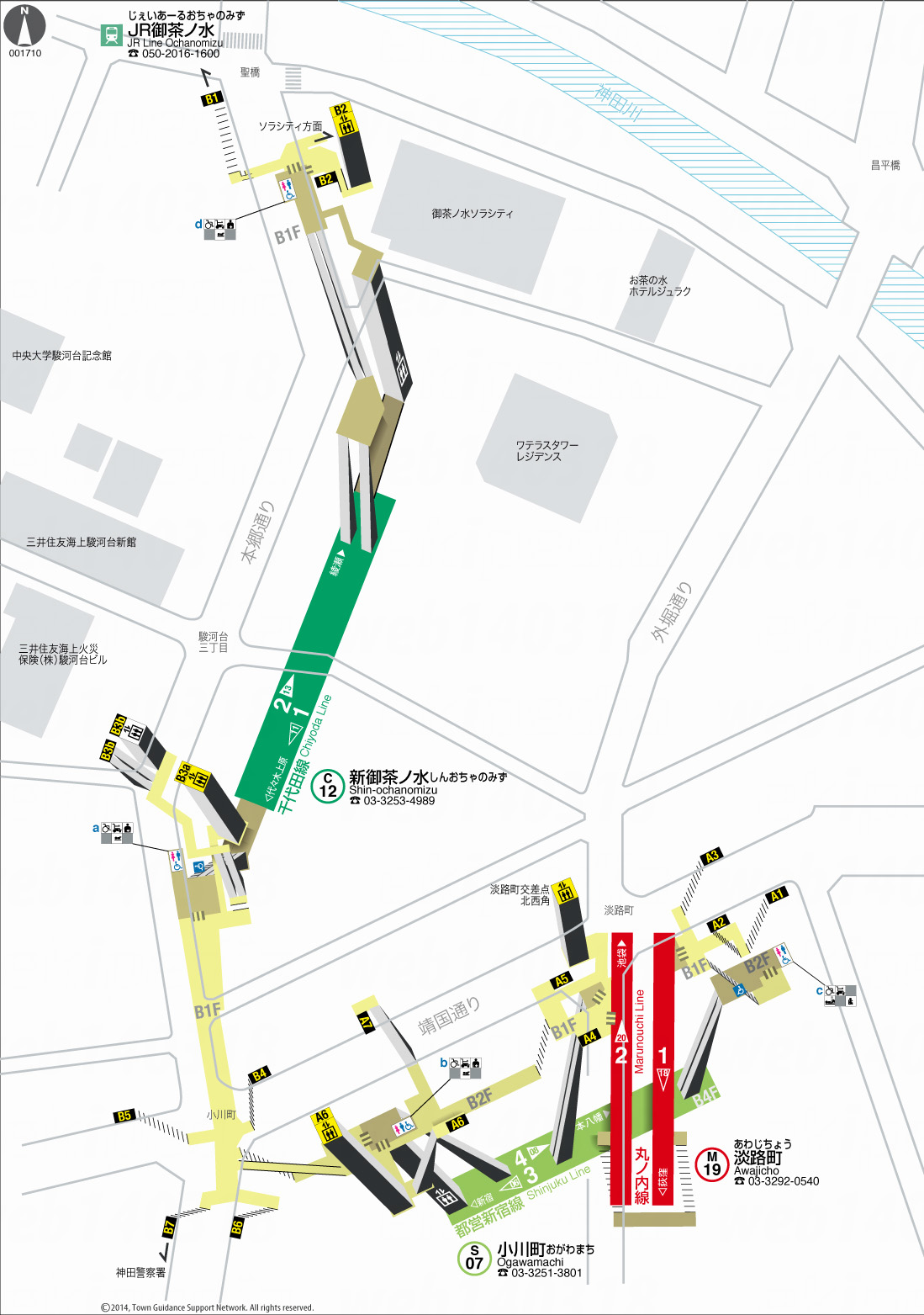 えきペディアMAP淡路町