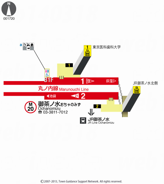 えきペディアMAP御茶ノ水