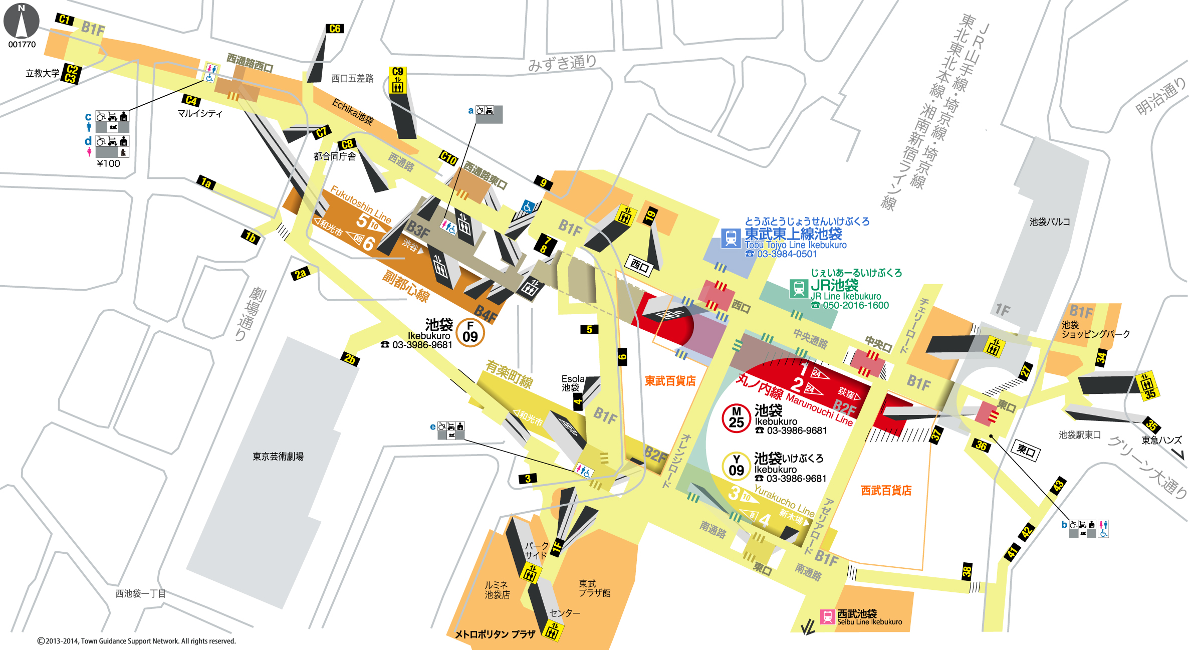 えきペディアMAP池袋