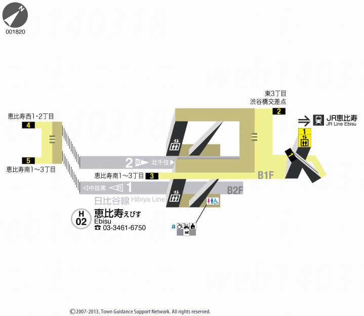 えきペディアMAP恵比寿