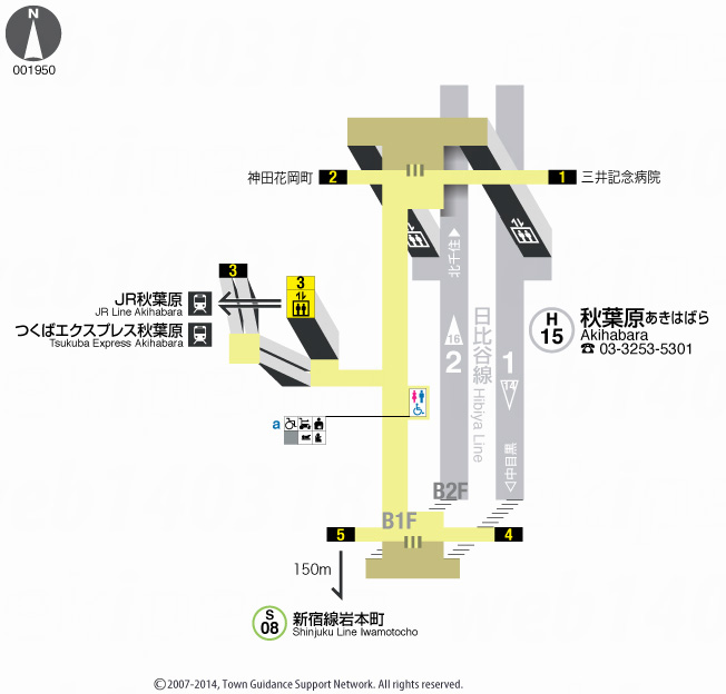 えきペディアMAP秋葉原