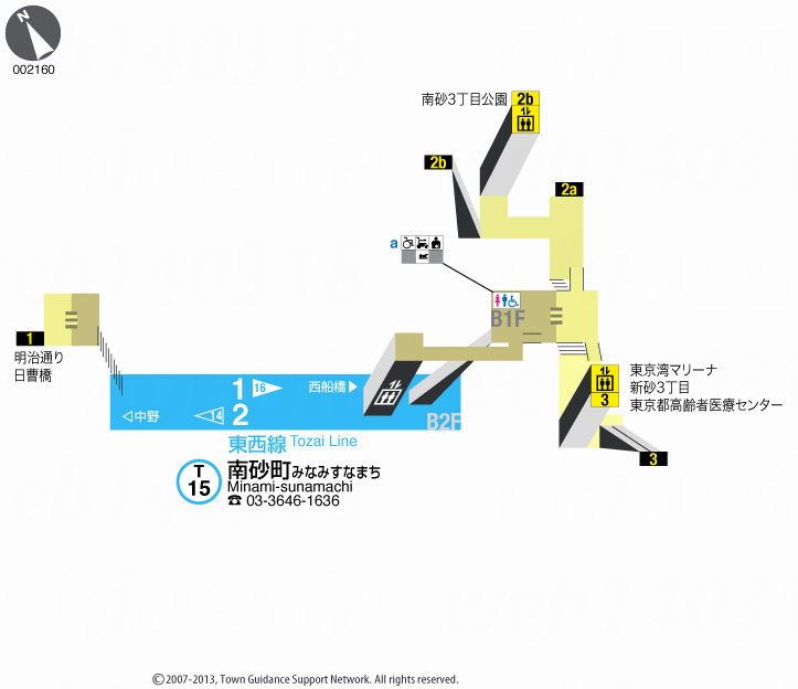 えきペディアMAP南砂町