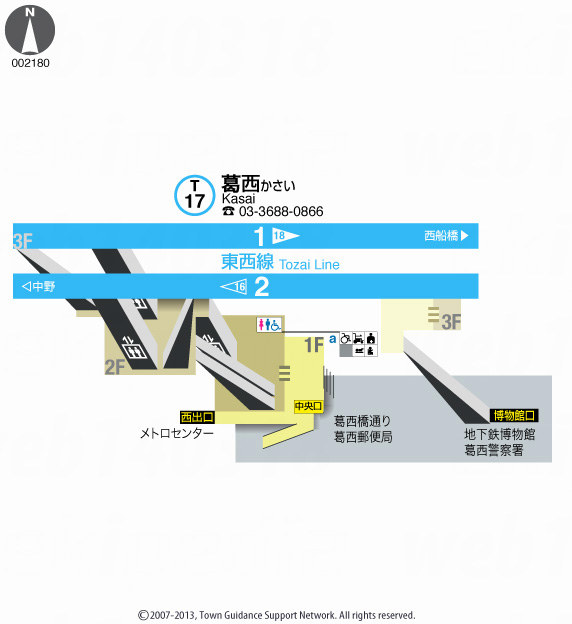 えきペディアMAP葛西