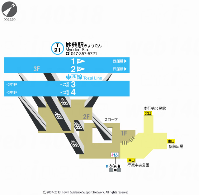 えきペディアMAP妙典