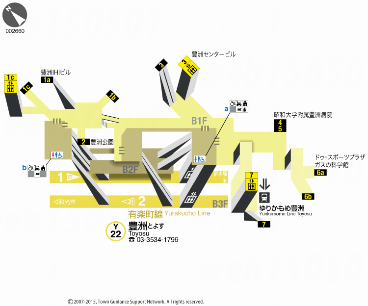 えきペディアMAP豊洲