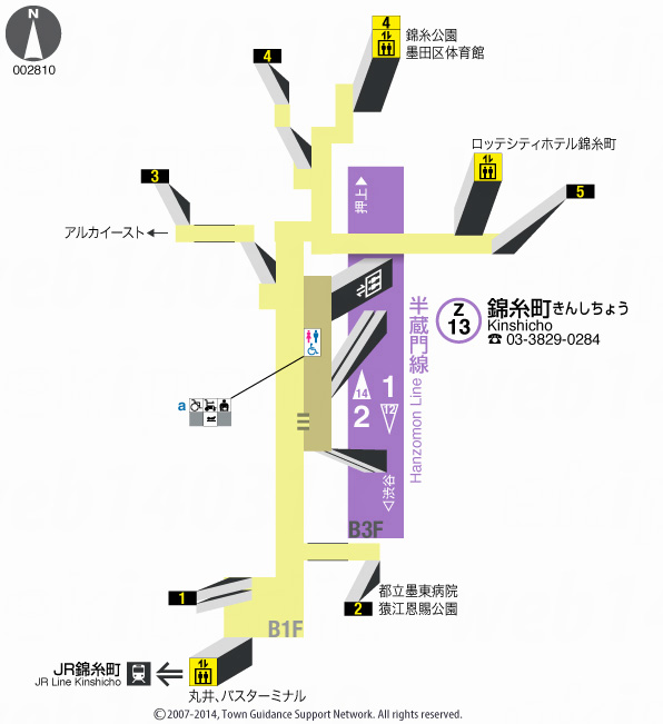 えきペディアMAP錦糸町