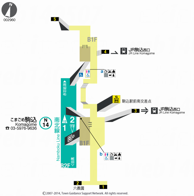 えきペディアMAP駒込