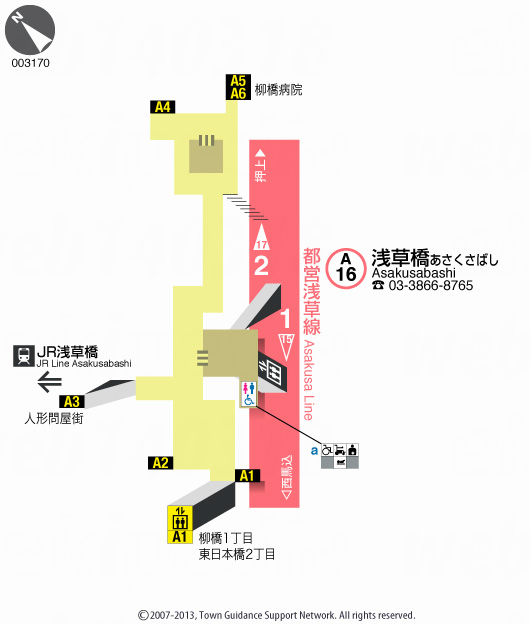 えきペディアMAP浅草橋