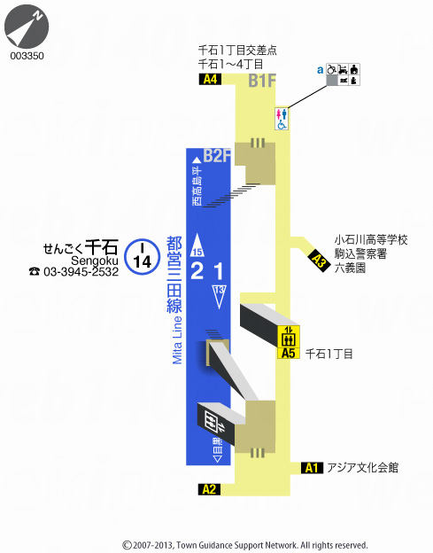 えきペディアMAP千石