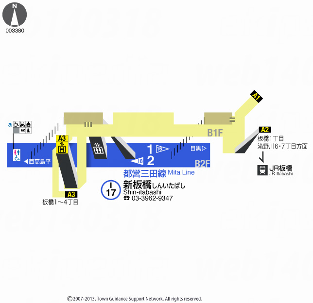 えきペディアMAP新板橋