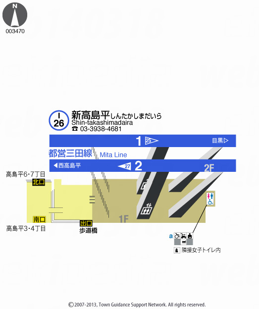 えきペディアMAP新高島平