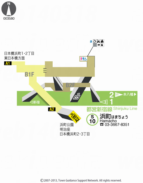 えきペディアMAP浜町