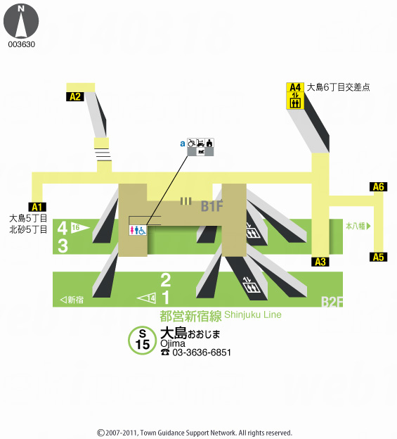 えきペディアMAP大島