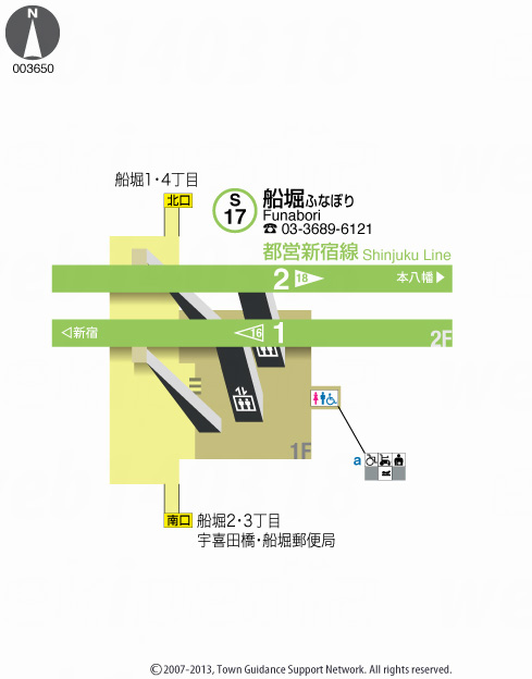 えきペディアMAP船堀