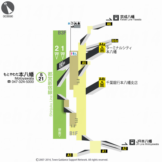 えきペディアMAP本八幡