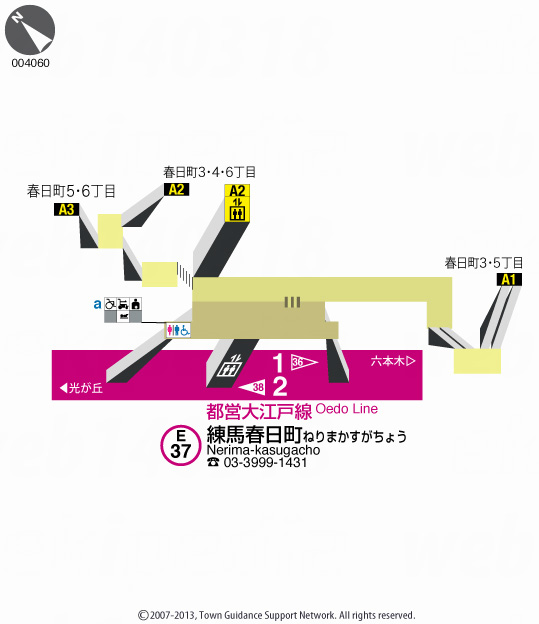 えきペディアMAP練馬春日町