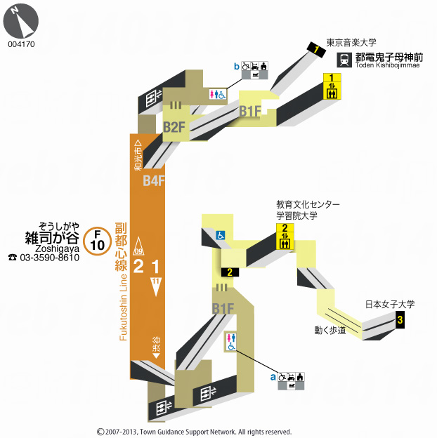 えきペディアMAP雑司が谷