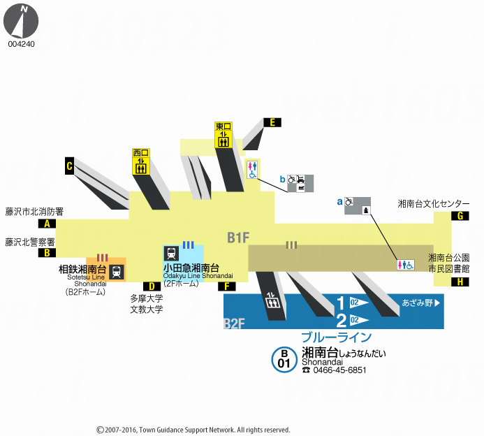 えきペディアMAP湘南台