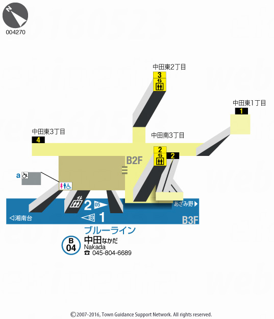 えきペディアMAP中田