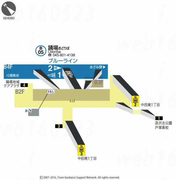 えきペディアMAP踊場