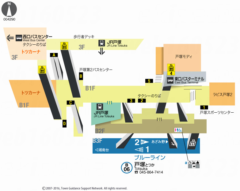 えきペディアMAP戸塚