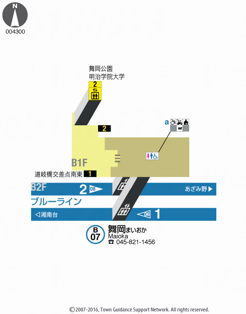 えきペディアMAP舞岡