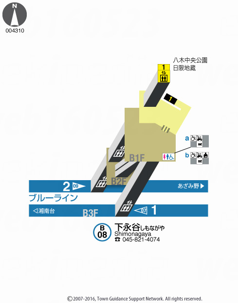 えきペディアMAP下永谷